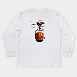 Rusty Planet Kids Long Sleeve T-Shirt